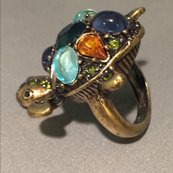 Bejeweled Turtle Ring - Picture 2 of 2